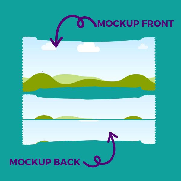 2 Finger Kit Kat wrapper Canva template