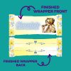 2 Finger Kit Kat wrapper Canva template