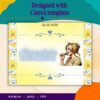 2 Finger Kit Kat wrapper Canva template