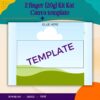 2 Finger Kit Kat wrapper Canva template