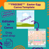 Freebie Easter Egg Canva template