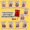 Dog Christmas snack pack wrappers