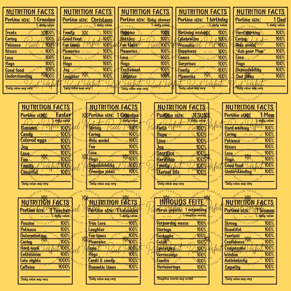 Big bundle nutrition facts English