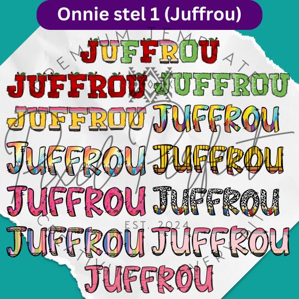 Teacher clipart bundle 1 Afrikaans