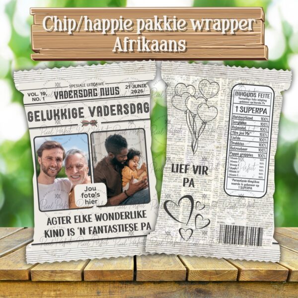 Father's day newspaper wrapper bundle