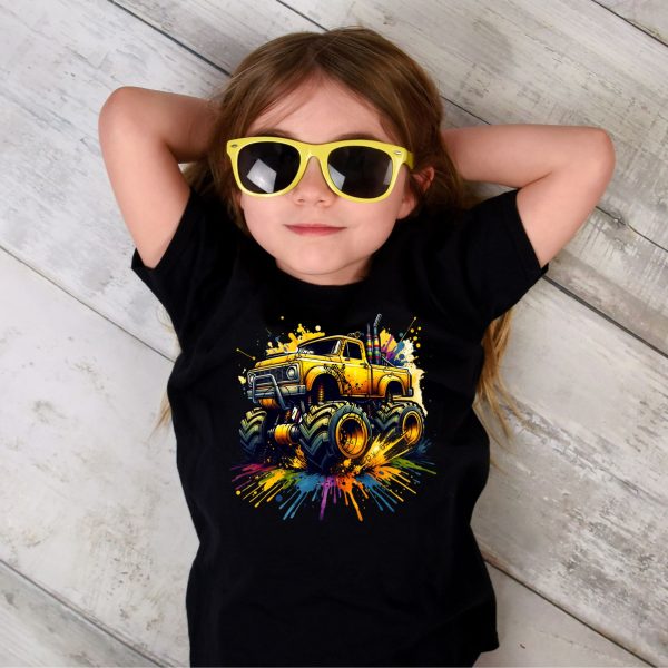 Monster trucks clipart