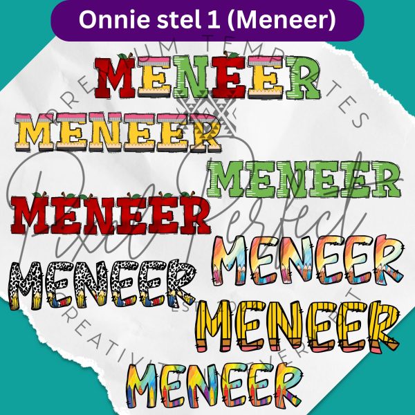 Teacher clipart bundle 1 Afrikaans
