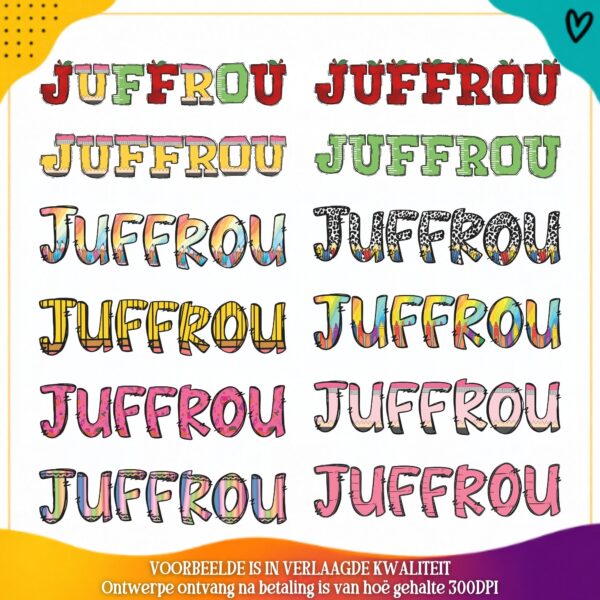 4 Teacher clipart bundle 1 Afrikaans