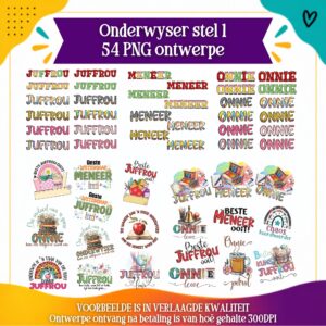 Teacher clipart bundle 1 Afrikaans
