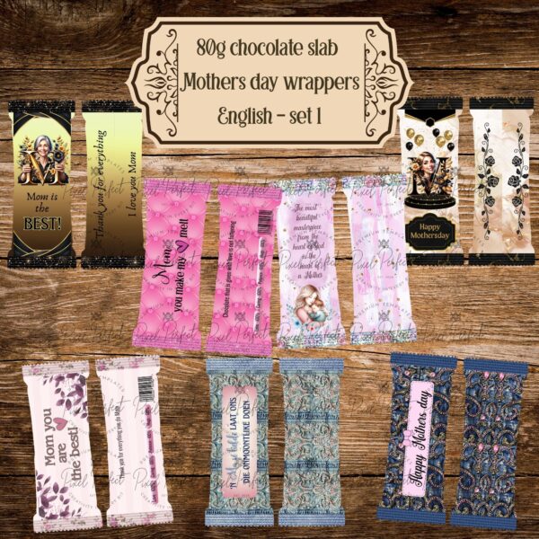 Mother's Day bundle chocolate wrappers Set 1