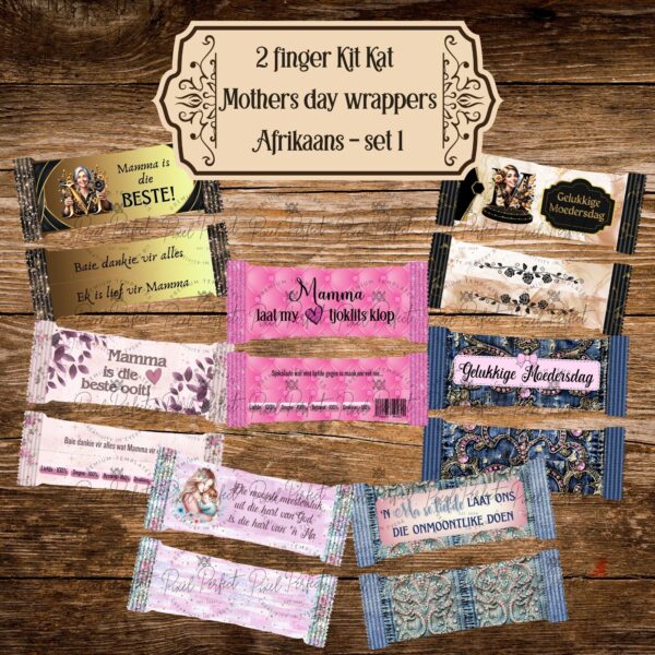 Mother's Day bundle chocolate wrappers Set 1