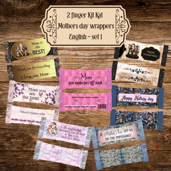 Mother's Day bundle chocolate wrappers Set 1