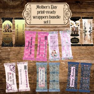 Mother's Day bundle chocolate wrappers Set 1