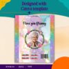 4 finger Kit Kat wrapper Canva template