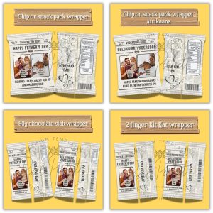 Father's day newspaper wrapper bundle