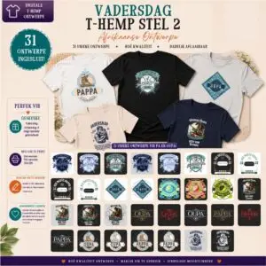 Afrikaanse Vadersdag t-hemp stel 2