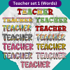 Teacher clipart bundle 1 English