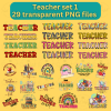 Teacher clipart bundle 1 English