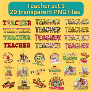 Teacher clipart bundle 1 English