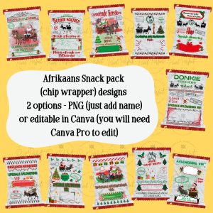 Christmas 2024 snack pack bundle Afrikaans