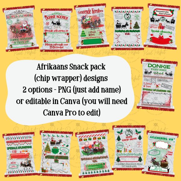 Christmas 2024 snack pack bundle Afrikaans
