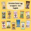 Christian Easter egg- and chip wrapper Set 1 English