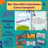 Bar-One minis Canva template
