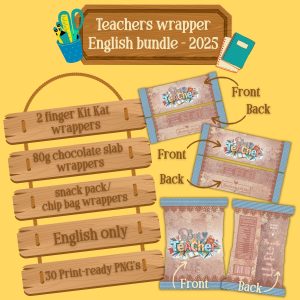 Teacher's wrapper English bundle 2025