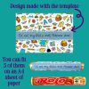 Rolo wrapper Canva template