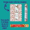 Rolo wrapper Canva template