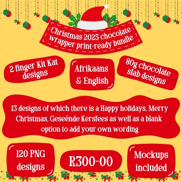 Christmas 2025 big bundle 1 chocolate wrappers