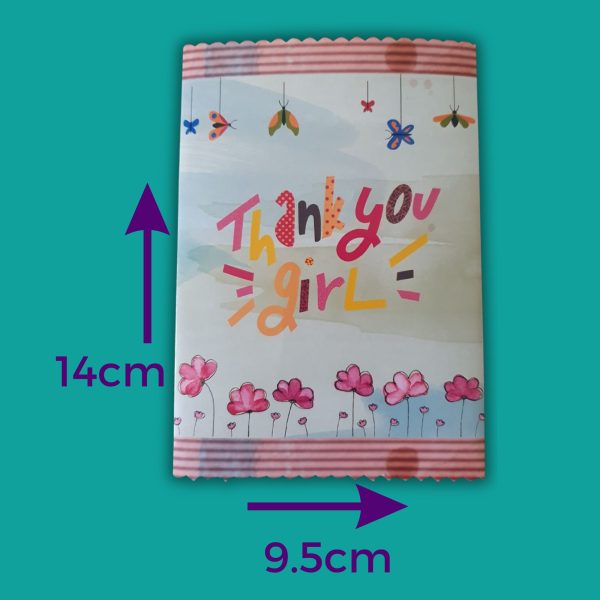 Small snack pack wrapper Canva template