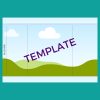 Small snack pack wrapper Canva template