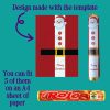 Rolo wrapper Canva template