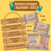 Teachers wrapper big bundle 2025