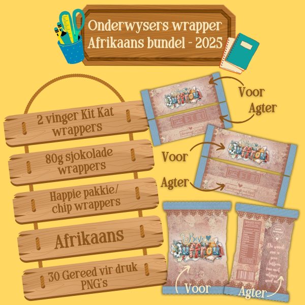 Teachers wrapper Afrikaans bundle 2025