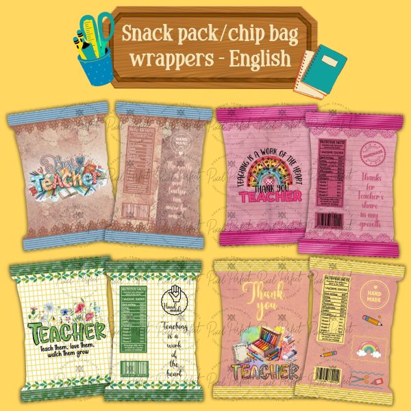 Teacher's wrapper English bundle 2025