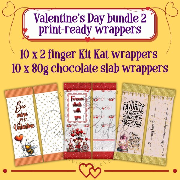 Valentine's Day 2026 chocolate wrappers