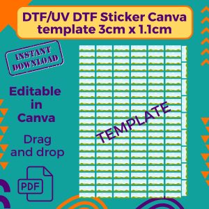 DTF_UV DTF Sticker Canva templates