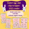 Easter egg- and chip wrapper 2025 combo