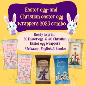 Easter egg- and Christian easter egg wrappers 2025 combo